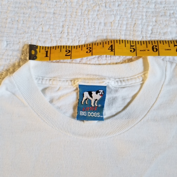 Little Big Dogs T-shirt Top Dog Pilot Kids 8/10USA - Picture 5 of 9